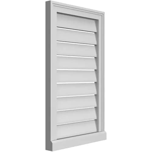Signature Urethane 18"W x 30"H Rectangle Gable Vent | Durable, Energy-Efficient, Easy Install thumbnail 2