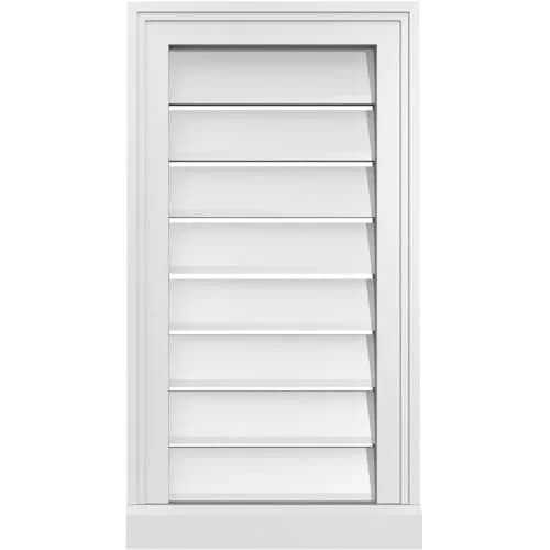 Signature Urethane 14"W x 26"H Rectangle Gable Vent | Durable, Energy-Efficient Home Ventilation (120 chars) thumbnail 1