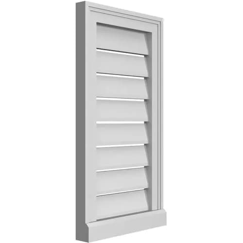 Signature Urethane 14"W x 26"H Rectangle Gable Vent | Durable, Energy-Efficient Home Ventilation (120 chars) thumbnail 2