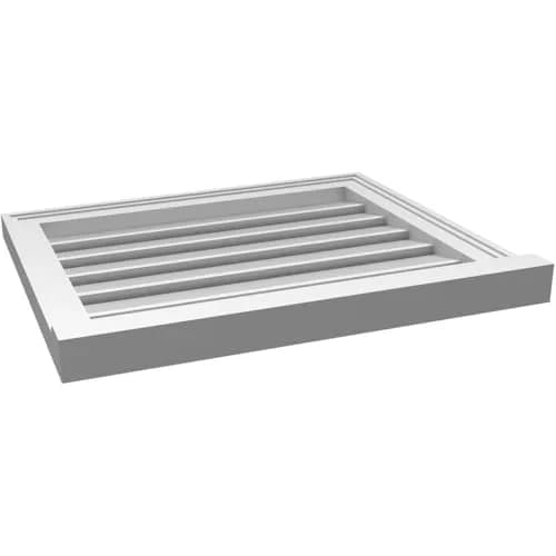 Signature Urethane 24"W x 20"H Rectangle Surface Mount Gable Vent | Durable, Energy-Efficient, Easy Install thumbnail 5
