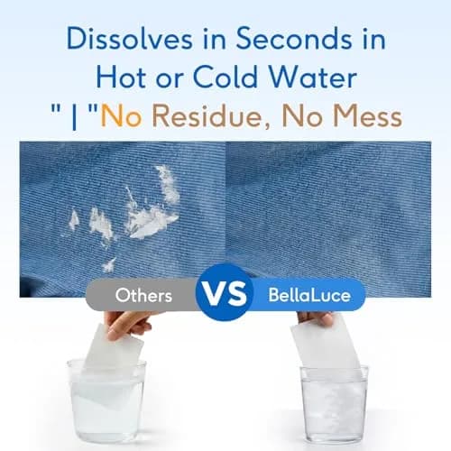 Bellaluce Laundry Detergent Sheets, Santal Scent, 240 Loads | Eco-Friendly, Hypoallergenic & Deep Cleaning thumbnail 3
