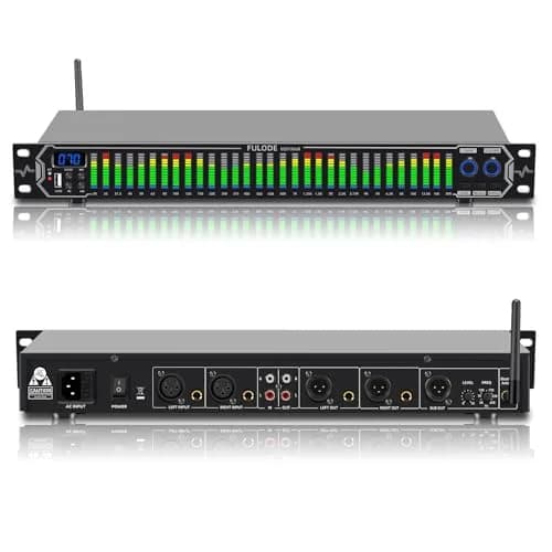 FULODE Home Audio Equalizer 31-Band Digital Spectrum Analyzer | Noise Reduction Rack Mount thumbnail 1