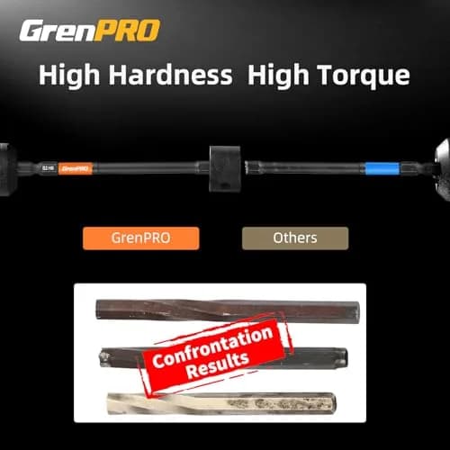 GRENPRO Allen Wrench Drill Bit Set, 22PCS 4-Inch Metric & SAE Impact Bits | 1/4" Hex Shank for Impact Drivers thumbnail 2