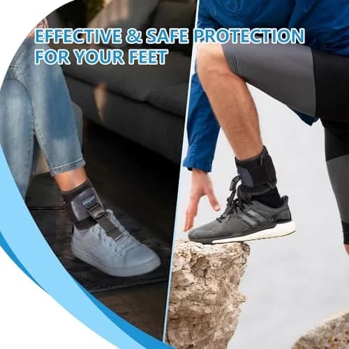 joingood AFO Foot Drop Brace for Walking | Adjustable Support for Drop Foot, Soft & Durable, Fits Left or Right Foot (L/XL) thumbnail 5