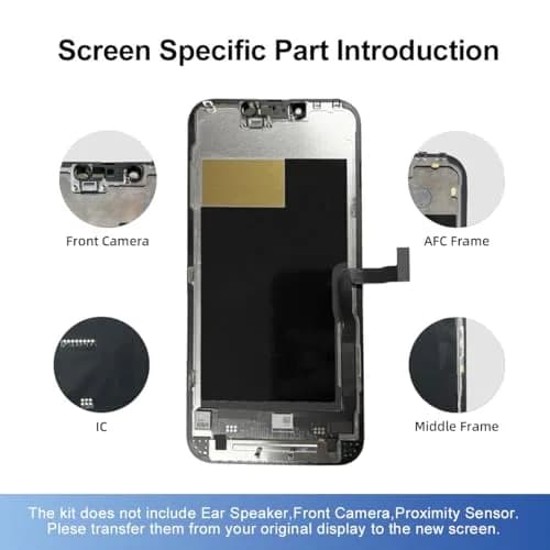 SIMDOG iPhone 13 Pro Screen Replacement Kit 6.1 inch | Full HD LCD & 3D Touch Assembly with Repair Tools thumbnail 6