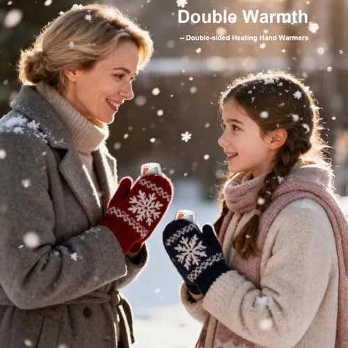 COTOP Rechargeable Hand Warmers 2 Pack | 24H Ultra-Long Battery, Charging Case, Portable, Dual-Sided, AI Smart Control, Gift for Outdoors thumbnail 5