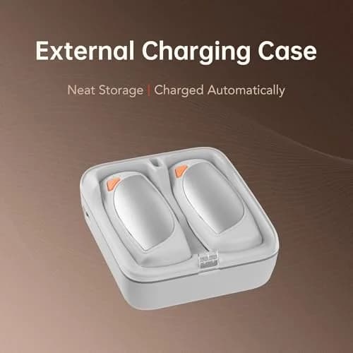 COTOP Rechargeable Hand Warmers 2 Pack | 24H Ultra-Long Battery, Charging Case, Portable, Dual-Sided, AI Smart Control, Gift for Outdoors thumbnail 7