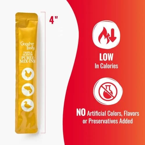 Good ‘N’ Tasty Puree Mix-Ins Dog Food Topper 28 Count | Flavorful, Hydrating & Easy to Serve thumbnail 3