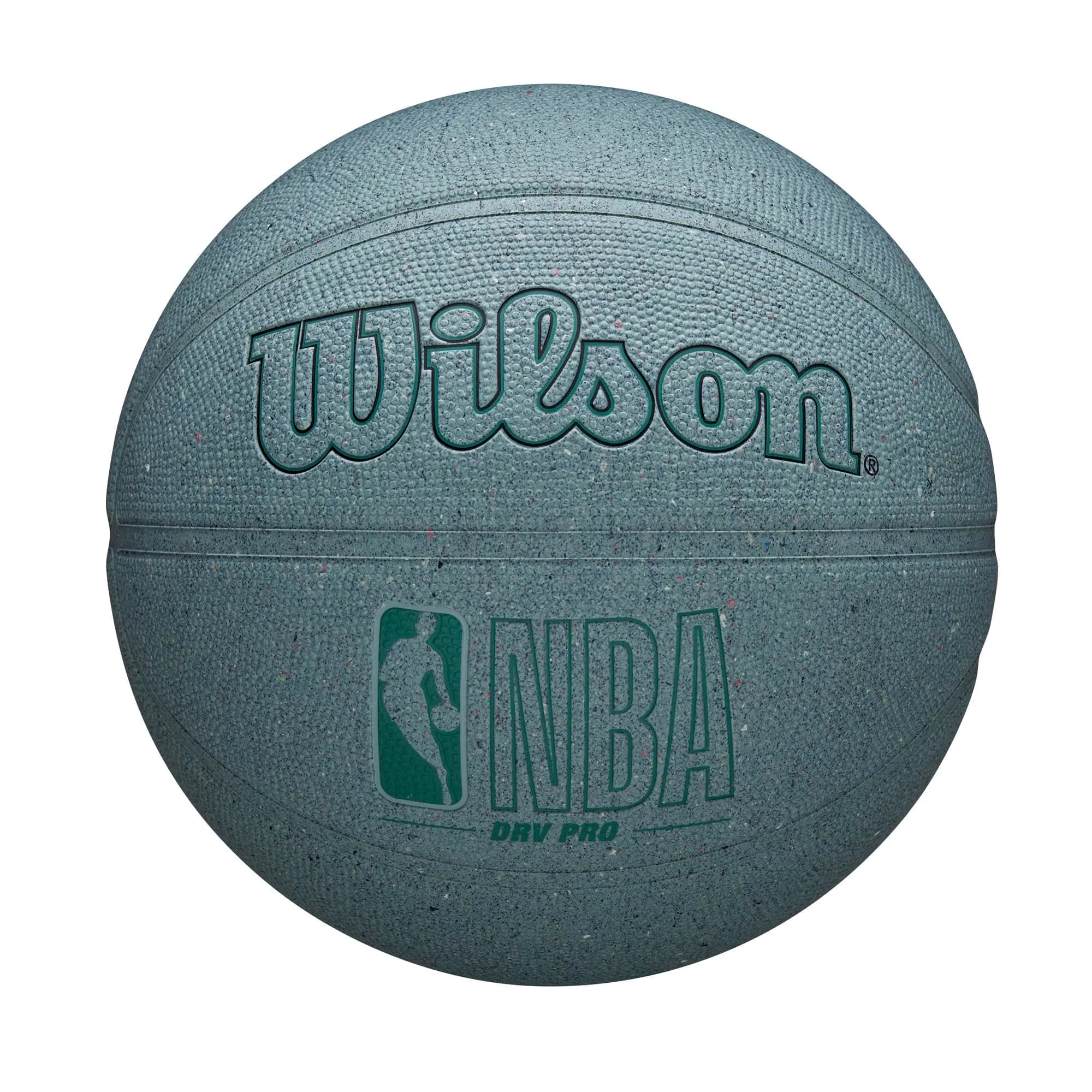 WILSON NBA DRV Pro Outdoor Basketball - Mint Green, Size 7 | Sustainable Tackskin Cover for Outdoor Courts