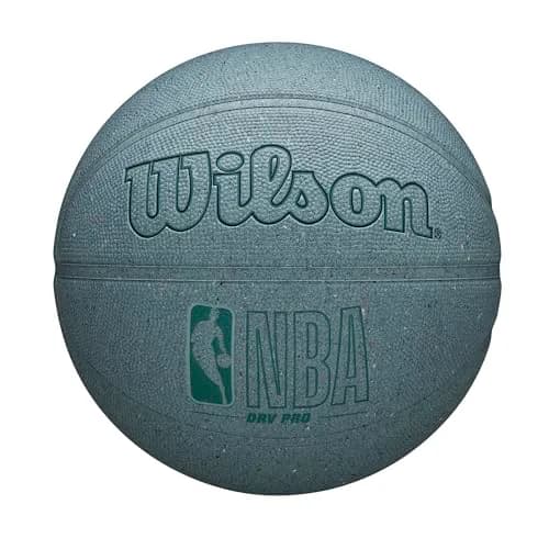 WILSON NBA DRV Pro Outdoor Basketball - Mint Green, Size 7 | Sustainable Tackskin Cover for Outdoor Courts thumbnail 1