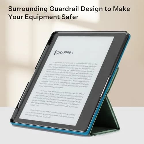 CoBak Emerald PU Leather Case for Tablet Reader 10.2" (2022/2024) with Pen Holder | Auto Sleep Wake thumbnail 4