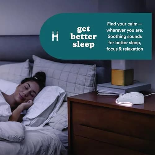 Homedics Sleep Better Portable Sound Machine with Night Light, 12 Soothing Sounds, 25ml (0.811 Fl Oz) | Ideal for Travel & Baby Sleep thumbnail 2