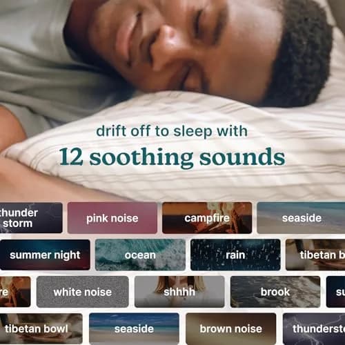 Homedics Sleep Better Portable Sound Machine with Night Light, 12 Soothing Sounds, 25ml (0.811 Fl Oz) | Ideal for Travel & Baby Sleep thumbnail 3