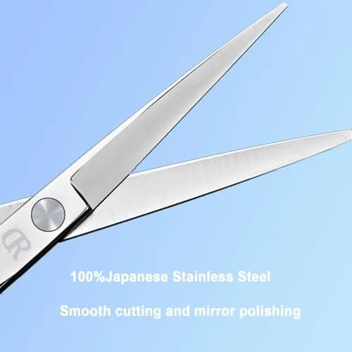 JAVENPROLIU Professional Hair Cutting Shears 6 Inch Barber Hair Scissors | Sharp Blades for Women, Men, Kids thumbnail 4