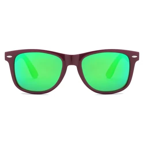 FEISEDY Classic Square Retro Polarized Sunglasses for Women & Men | 54mm (2.13 in) Lens Width thumbnail 3
