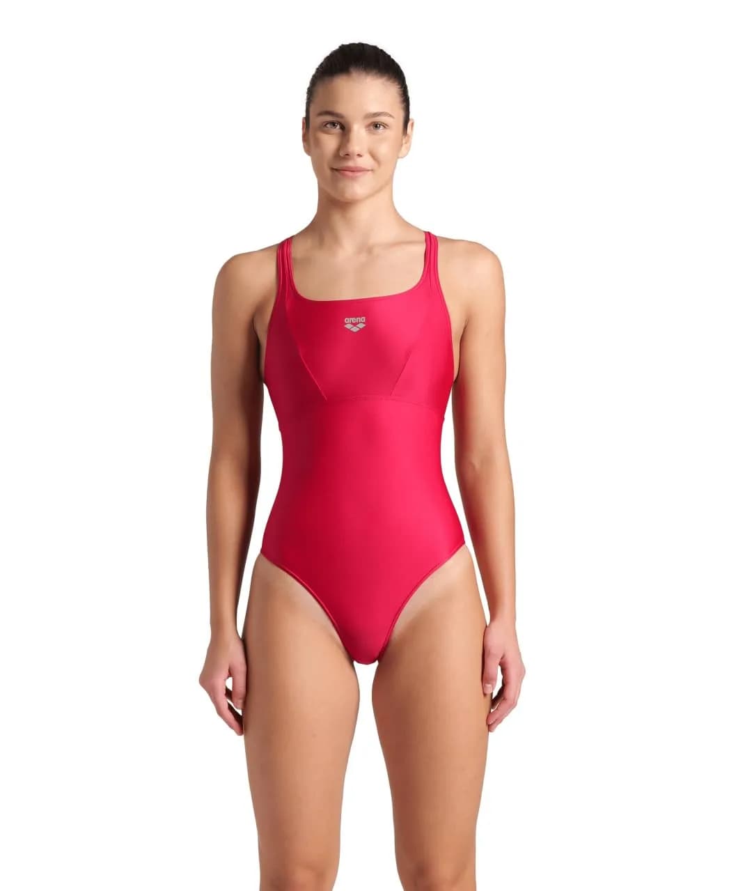 ARENA Feel Women's Solid Swimsuit Control Pro Back B Inner Bra Comfortable One Piece Stylish Ladies Bathing Suit, US Size 42 | Supportive & Quick-Drying - main product image
