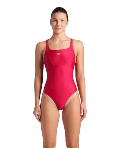 ARENA Feel Women's Solid Swimsuit Control Pro Back B Inner Bra Comfortable One Piece Stylish Ladies Bathing Suit, US Size 42 | Supportive & Quick-Drying thumbnail 1