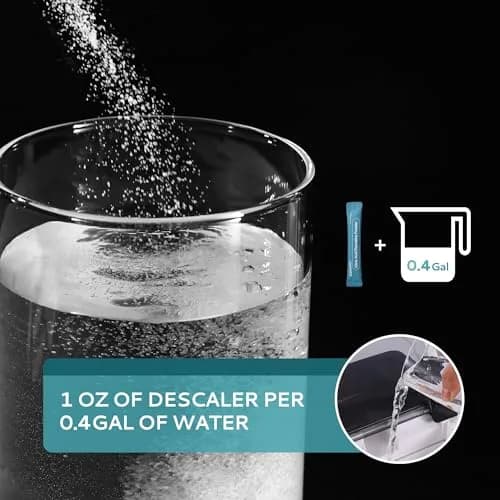 EUHOMY Ice Maker Cleaner & Descaler 4 Use (113g / 4 oz) | Organic Citric Acid Powder for All Brands thumbnail 4