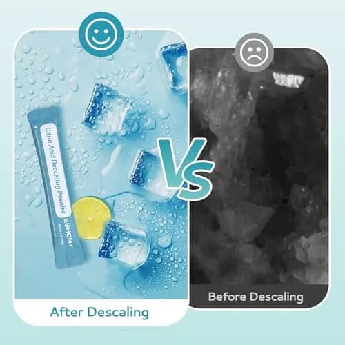 EUHOMY Ice Maker Cleaner & Descaler Powder 24 Uses | Organic Citric Acid for All Brands thumbnail 5