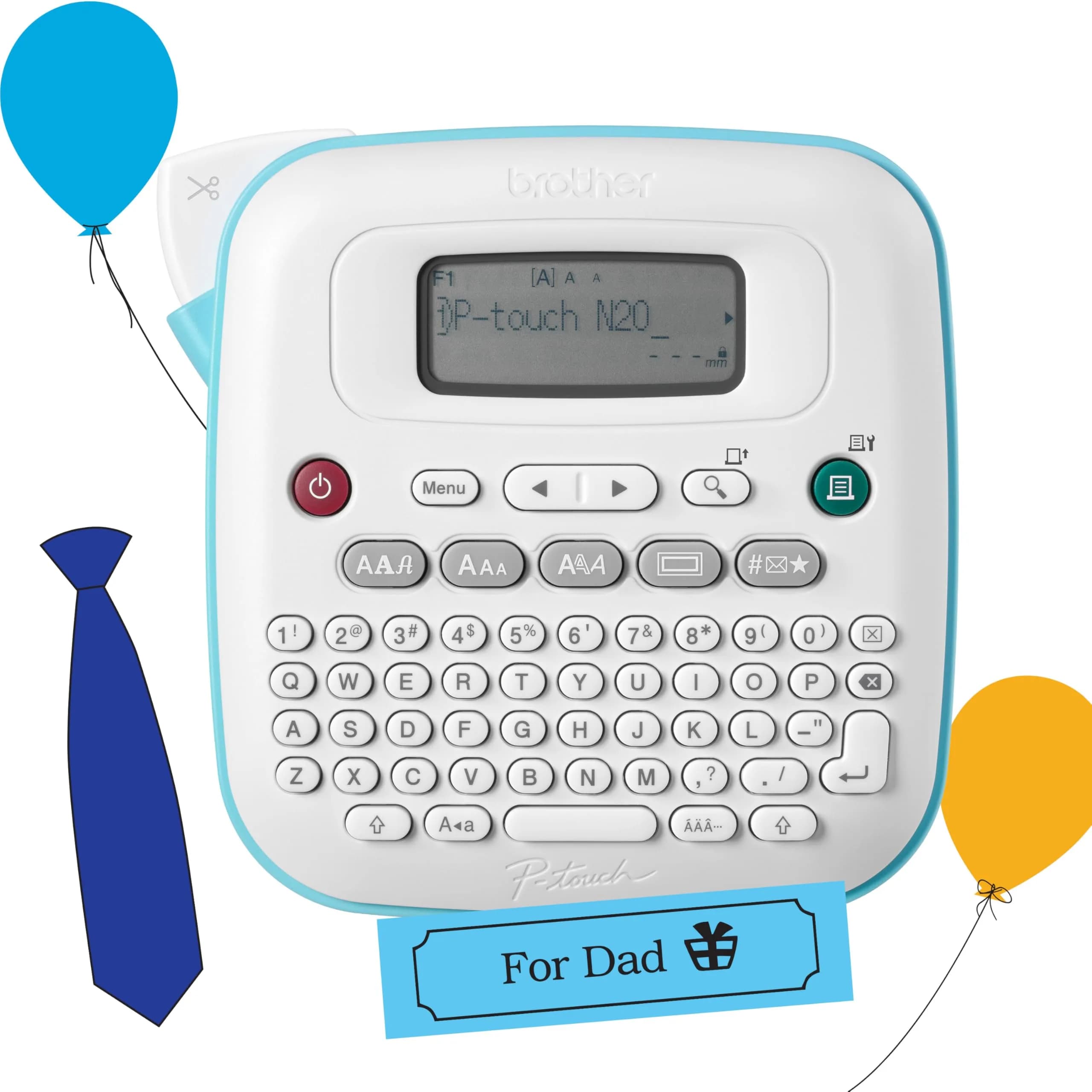 Brother P-Touch PT-N20 Label Maker, Portable, Handheld, Prints ~½” (12mm) Btag Tapes | Organize Your Life with 220V Compatibility - main product image