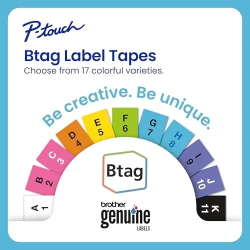 Brother P-Touch PT-N20 Label Maker | 12mm Wide Labels, QWERTY Keyboard, 220V Compatible thumbnail 4