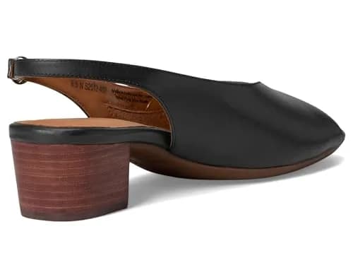 SoftWalk Lakewood Sandal Navy 12 Medium | Leather Dressy Heel with Adjustable Buckle thumbnail 7