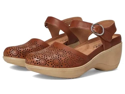 SoftWalk Womens Mabelle Perf Luggage 10 Narrow | Leather Casual Shoes for Women thumbnail 1