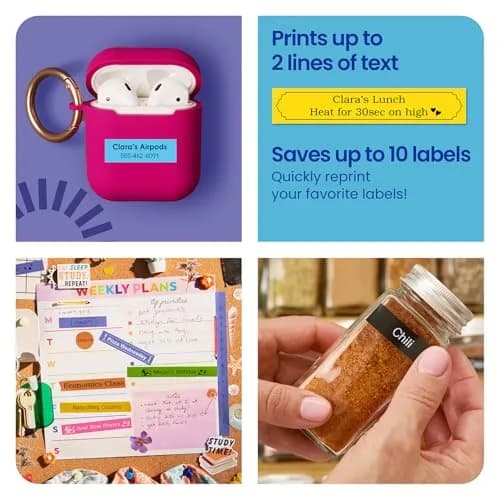 Brother P-Touch PT-N25BT Bluetooth Label Maker with Design&Print2 App | Prints 12mm Btag Tapes thumbnail 6