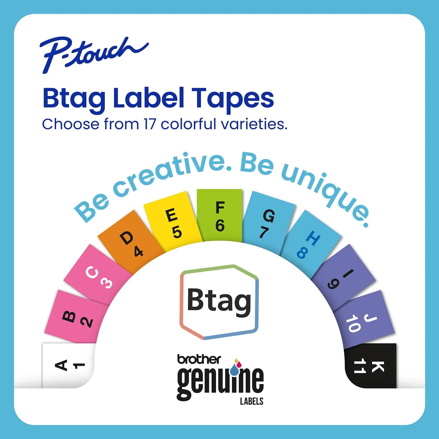 Brother P-Touch PT-N25BT Bluetooth Label Maker with Design&Print2 App | Prints 12mm Btag Tapes - view 4