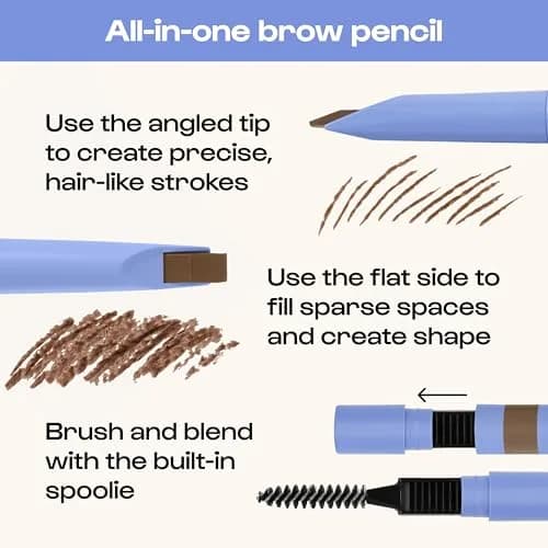 ALLEYOOP Swift Brow Shape + Fill Eyebrow Pencil, Sharpener, Medium Brown | Water-Resistant, Vegan, Precise thumbnail 4