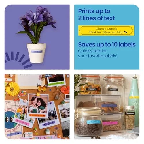 Brother P-Touch PT-N10 Personal Label Maker | Prints 12mm Wide Color Tapes thumbnail 7