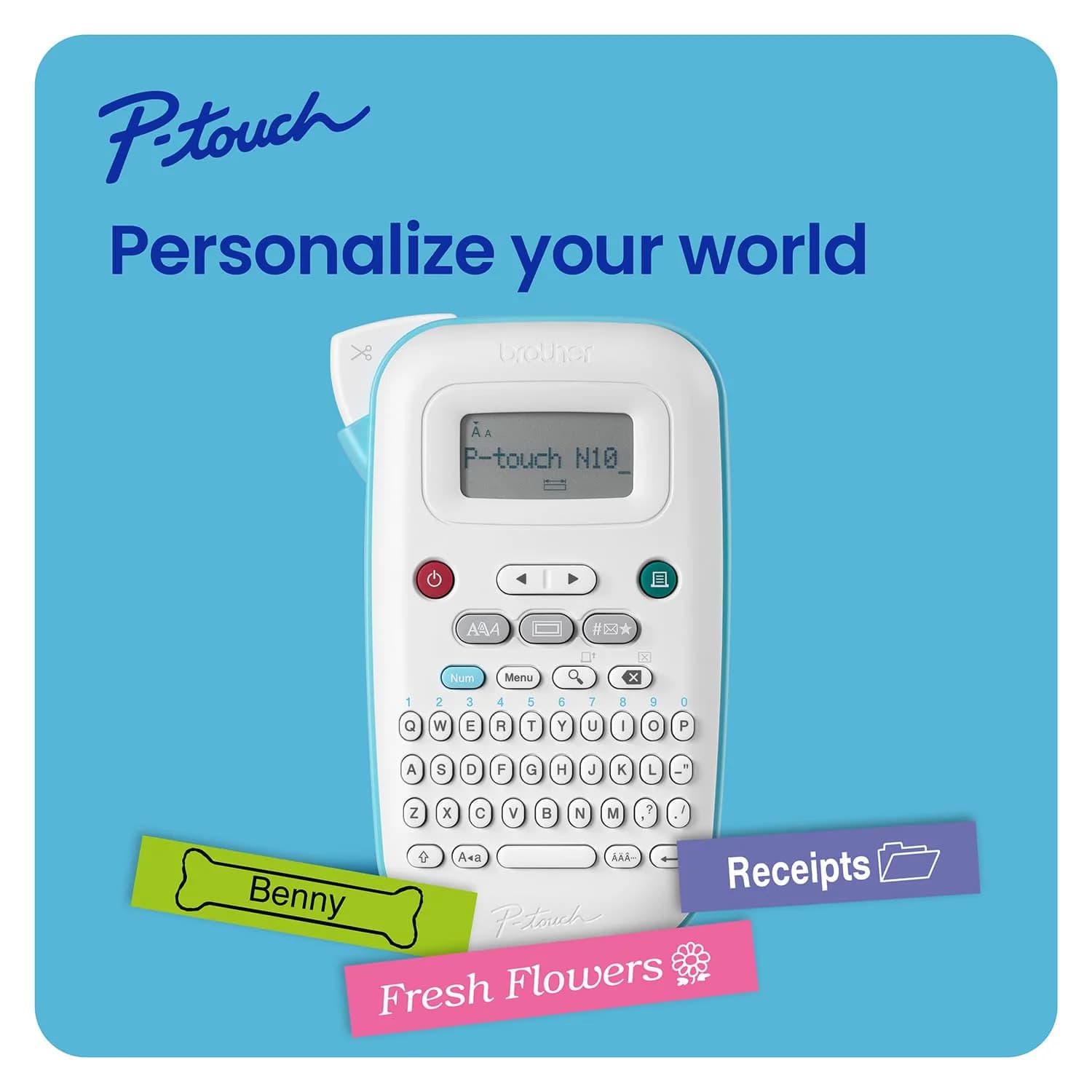 Brother PT-N20 Standard Label Maker | Portable & Handheld P-Touch Printer - view 2