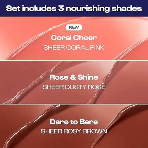 ALLEYOOP Lip Goals Glossy Balm 3-Piece Set | Hydrating, Sheer Plumping Shine for Women thumbnail 3