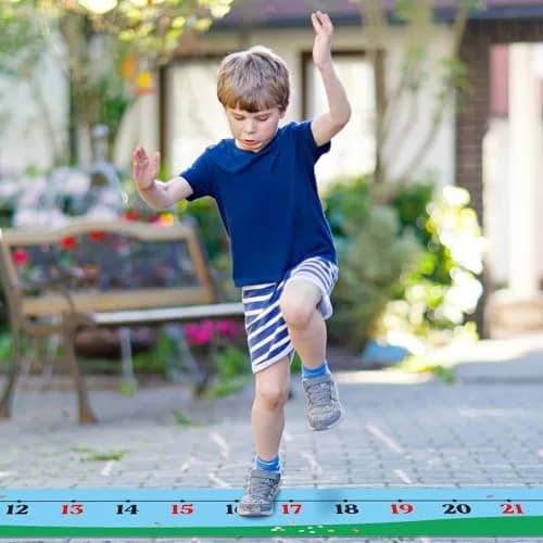 Nuanchu Kids Number Line Mats 0-60 | 6.7m (21.98 ft) x 30.5cm (12 Inch) Educational Learning Tools thumbnail 4