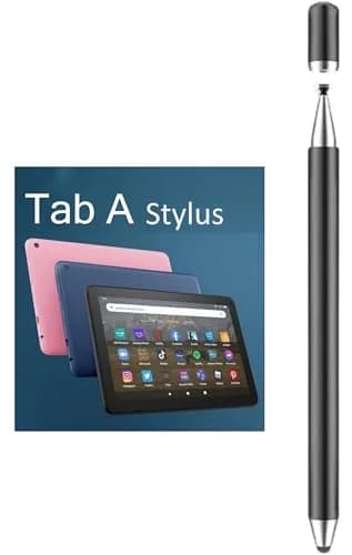 fllynewrite 2-in-1 Stylus Pen for Samsung Galaxy Tab A Series & iPad Pro/iPhone/Fire HD/Surface (Black) | Universal Touch Screen Compatibility thumbnail 1