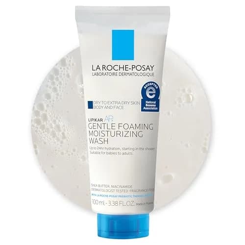 La Roche-Posay Lipikar AP+ Gentle Moisturizing Body Wash 100 ml (3.38 Fl Oz) | Dermatologist Tested for Sensitive Skin thumbnail 1
