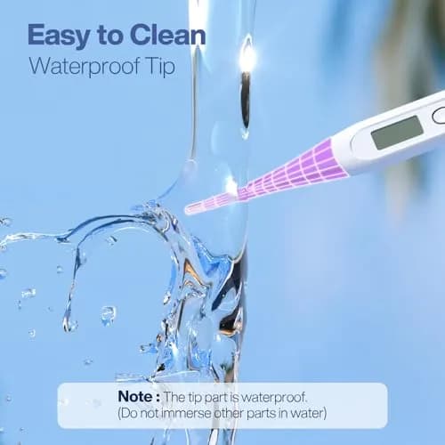 Boncare Digital Oral Thermometer for Adults and Kids, Purple | Fast & Accurate 10-Second Reading thumbnail 5