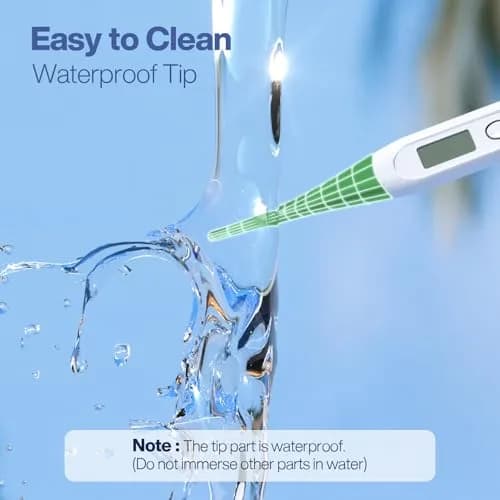 Boncare 10 Seconds Oral Thermometer Dark Green | Accurate & Safe Digital Thermometer for Adults and Kids thumbnail 5