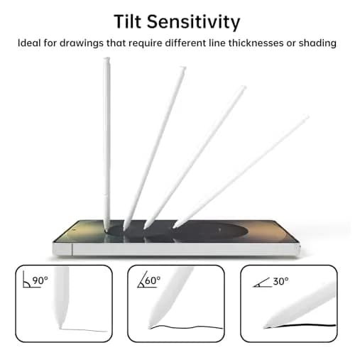 TNRV Galaxy S23/S24/S25 Ultra Stylus Pen Replacement, 4096 Pressure Level, White thumbnail 4