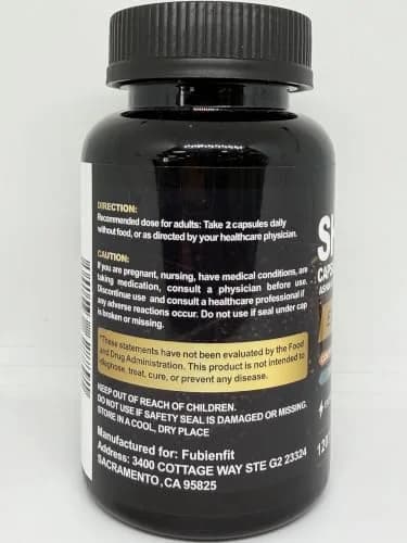 Fubienfit Shilajit Supplement with Ashwagandha Extract, 120 Capsule | Himalayan Fulvic Acid & Ginseng for Daily Support thumbnail 3