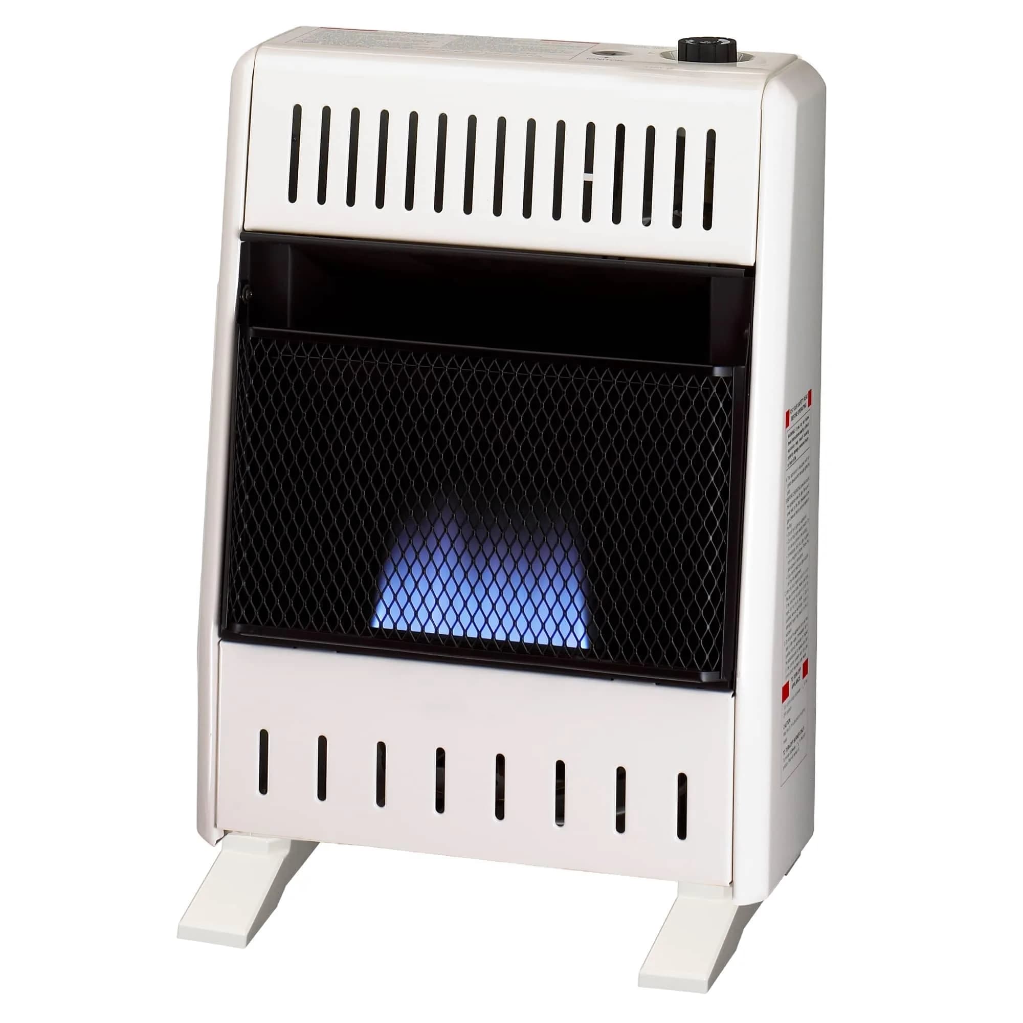 ProCom Space Heater 10,000 BTU Natural Gas Ventless Blue Flame | Safe, Power Outage Ready (70-120 chars) - main product image