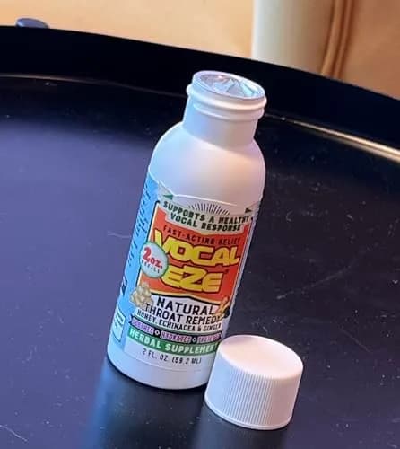 Vocal Eze Natural 2 Fl Oz (Pack of 1) Throat Spray | Artist-Endorsed Herbal Remedy for Sore, Hoarse, Dry Throats thumbnail 3