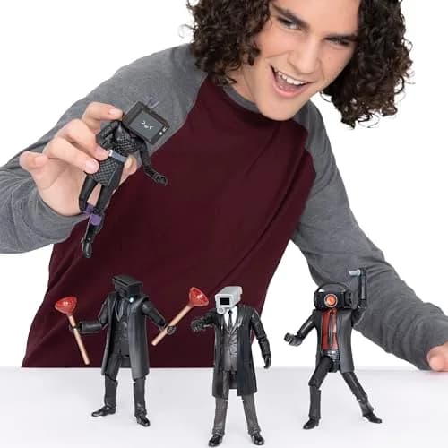 SKIBIDI TOILET Deluxe Cameraman Figure 15.24 cm (6 inch) | Officially Licensed Collectible Toy thumbnail 6