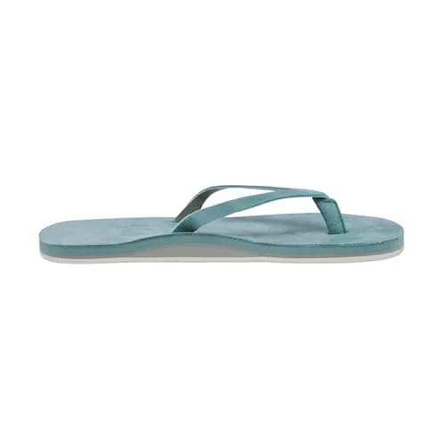 Hari Mari Meadows Women's Classic Leather Flip Flops Size 9 Sage | All-Day Comfort & Style thumbnail 3