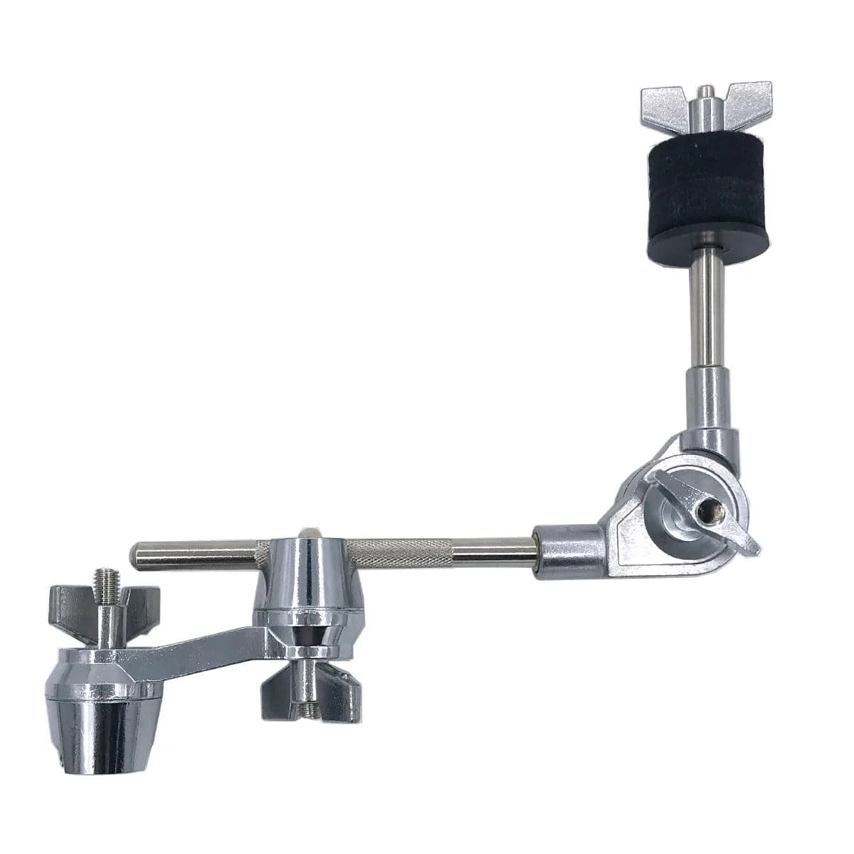 TUOREN Cymbals Clamp Cymbal Extension Arm and Clamp Set | Compatible with Hi-Hat Cymbal Drum Kit — Black 8