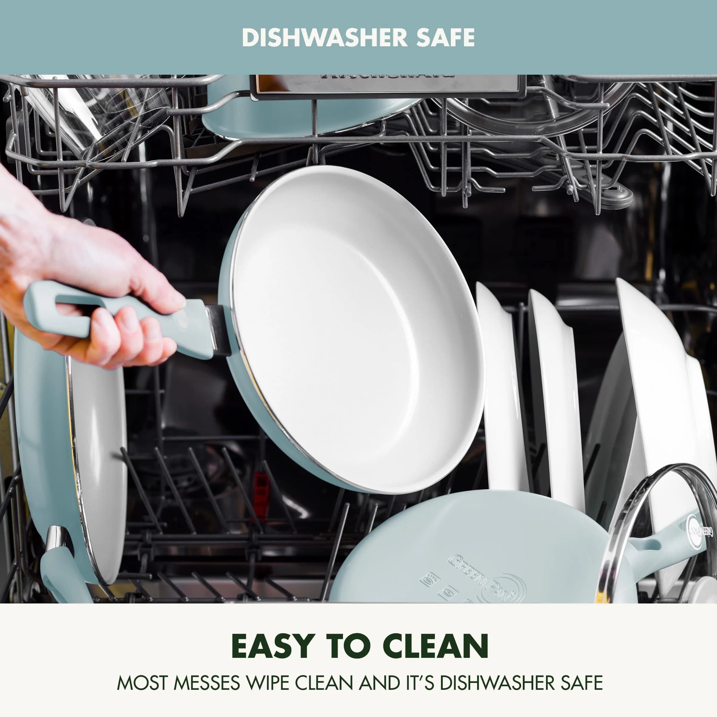 GreenPan Dover 10-inch (25 cm) Frying Pan Skillet | Sear, Sauté, Fry Eggs, Omelets - view 2