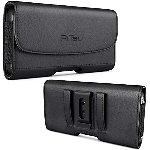 BOMEA Leather Holster for iPhone 17 Pro 16 16e 15 14 13 12 11 XR Xs Cell Phone Case | Magnetic Closure & Belt Clip thumbnail 7