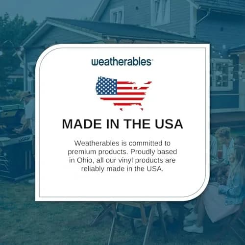 Weatherables Vinyl Railing Posts 4 in. x 4 in. x 45 in. Tan | Durable Vinyl Post Kit for Decks & Fences thumbnail 7