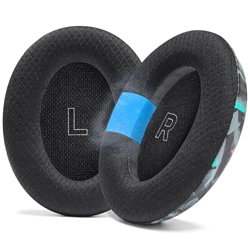WC Freeze QC Ultra Cooling Gel Earpads for Bose QuietComfort Ultra Gen 1 & 2 | 2-Pack, 90's Black thumbnail 1