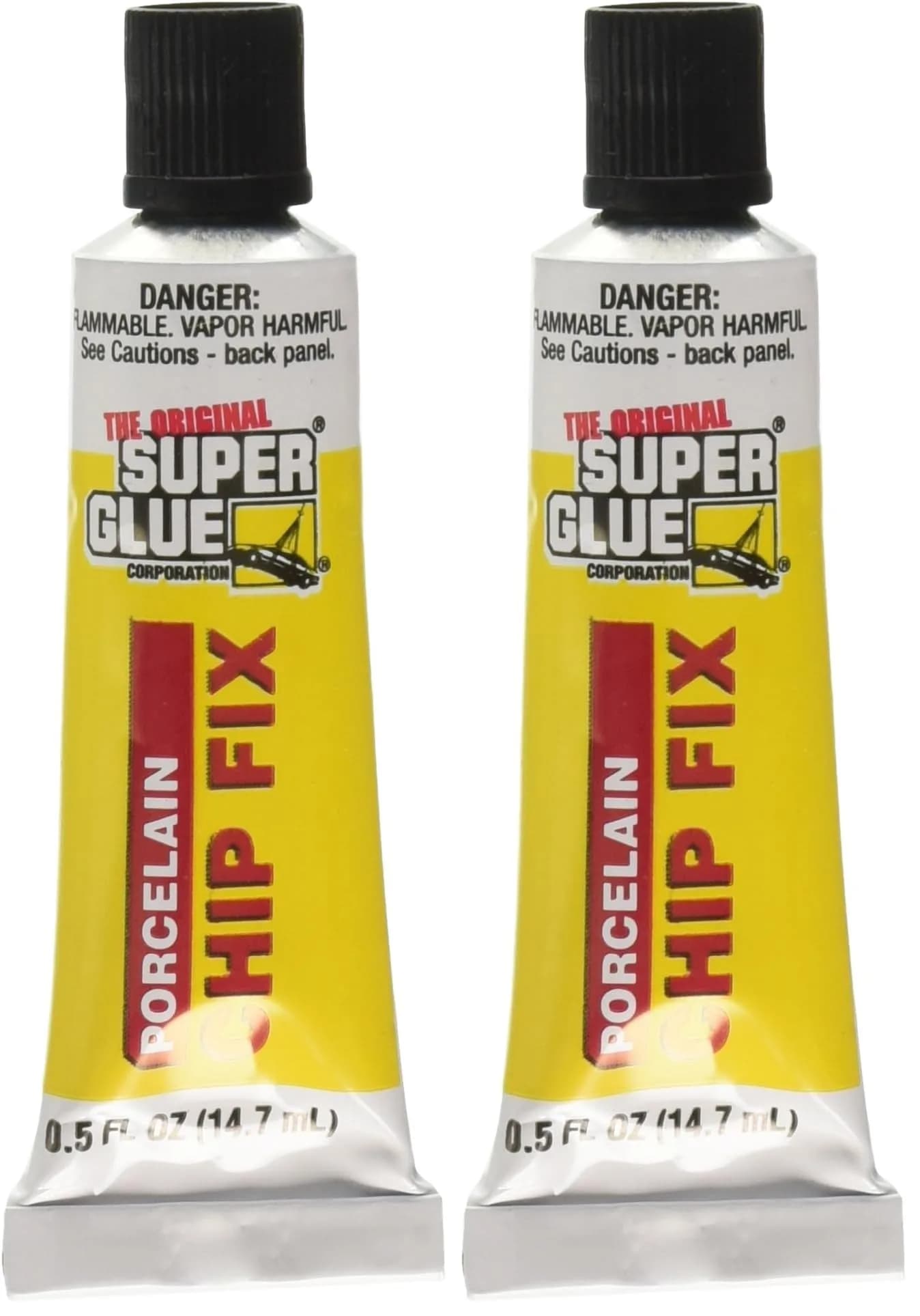 Super Glue Porcelain Repair Liquid 2-Pack | Heat & Water Resistant — 2-Pack